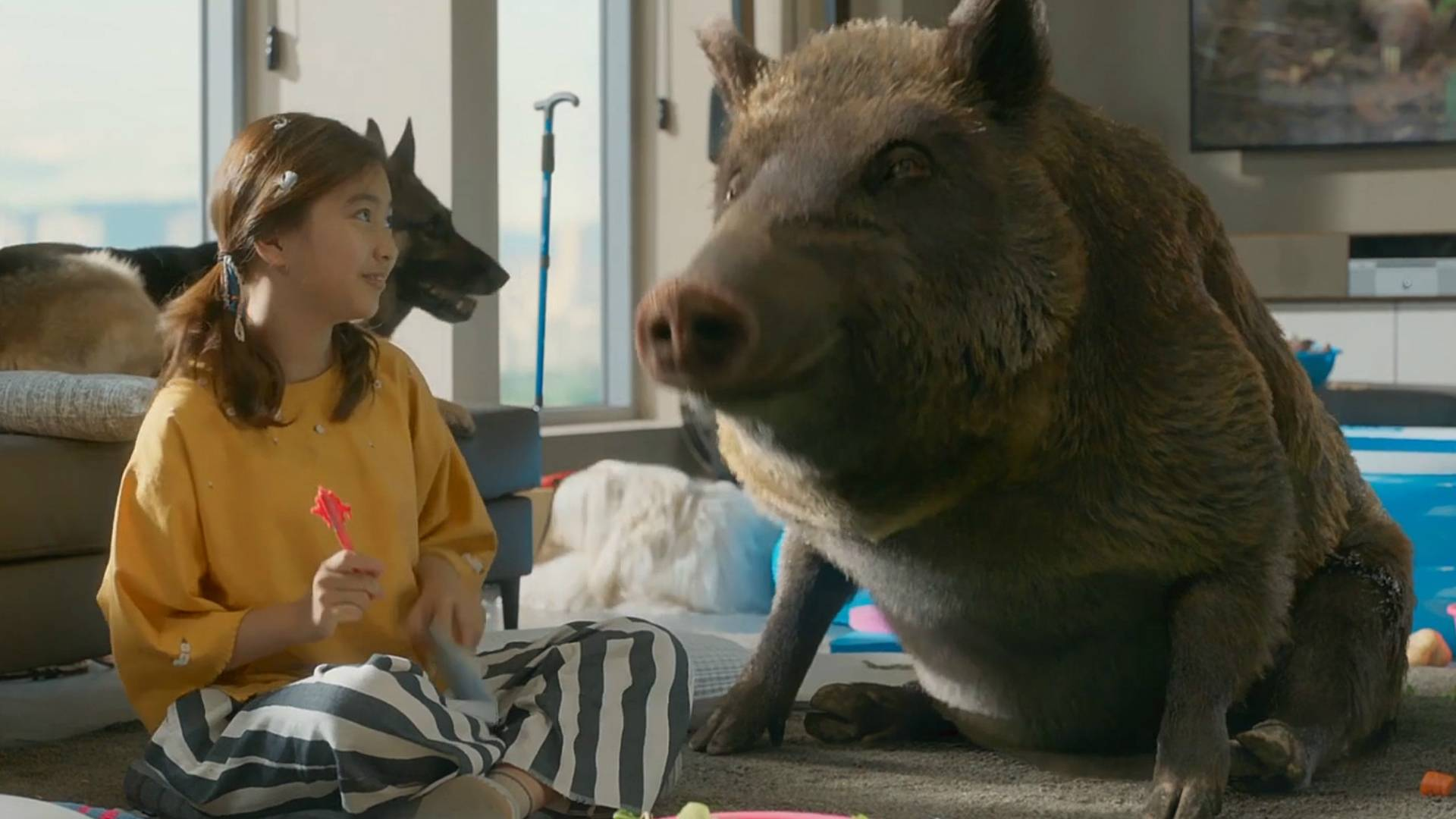 老爸突然能和动物讲话,女孩家里一下成了动物园,一部动物喜剧片